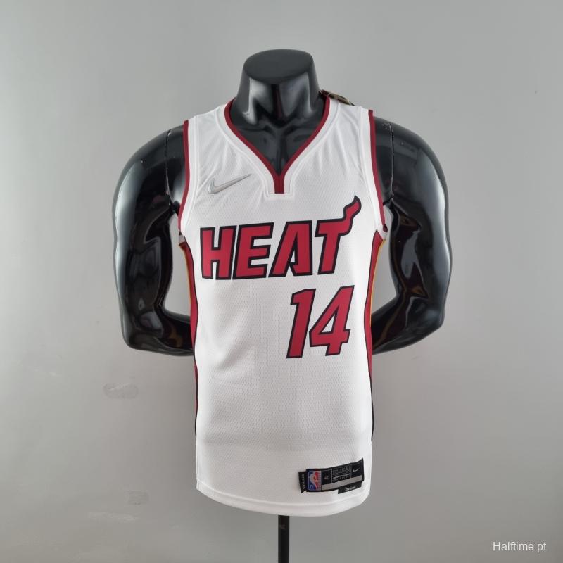 75th Anniversary Miami Heat HERRO#14 White NBA Jersey