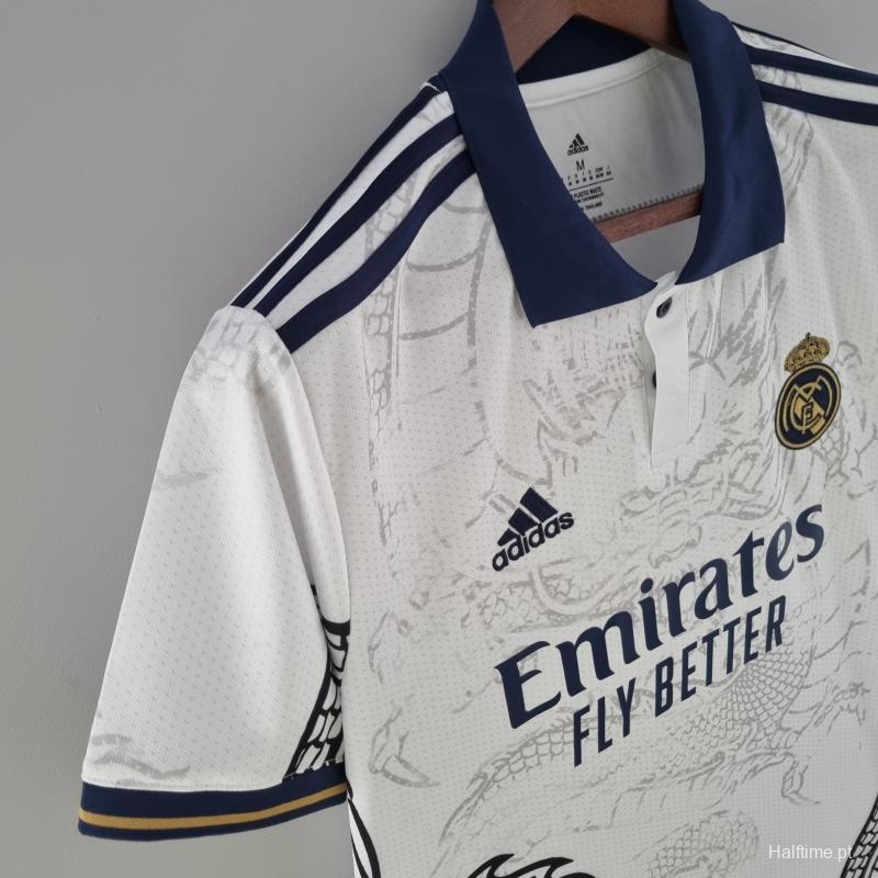 22/23 Real Madrid Chinese Dragon White