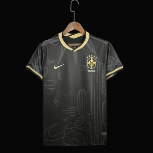 2022 Brazil Away  Soccer Jersey