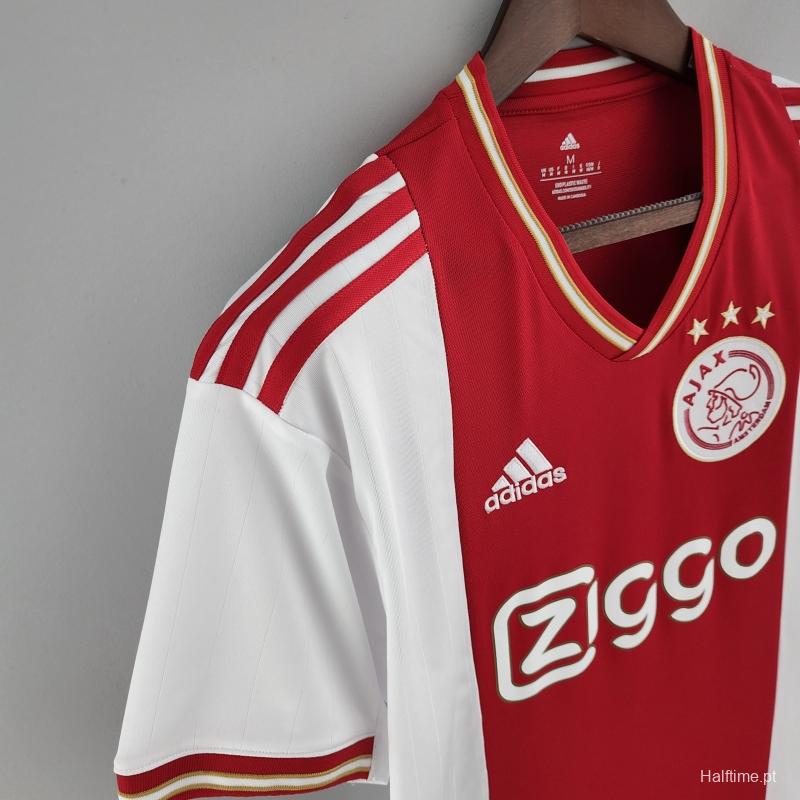 22/23 Ajax Home Soccer Jersey