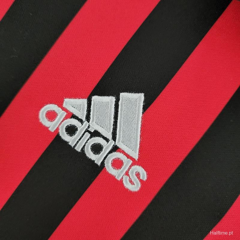 Retro Long Sleeve 99/00 AC Milan Home Soccer Jersey