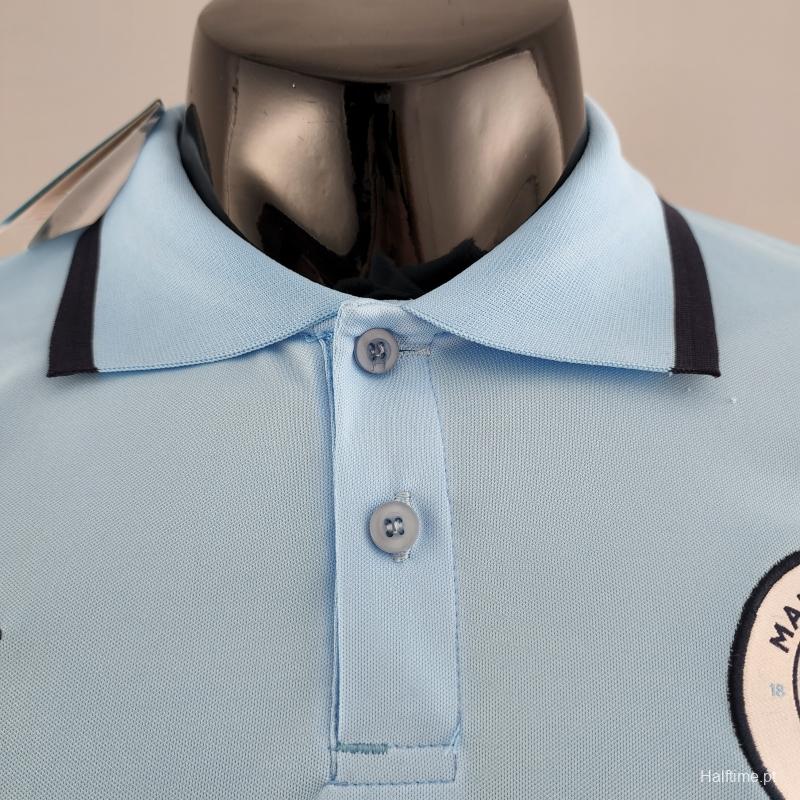 22/23 POLO Manchester City Light Blue Jersey