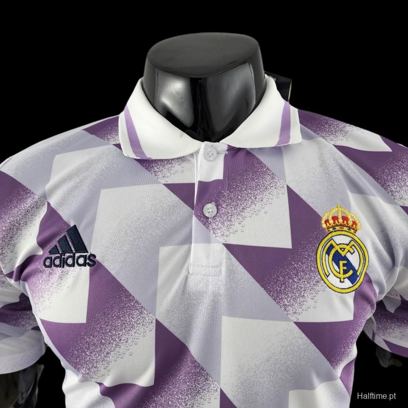 22/23 POLO Real Madrid Purple And White