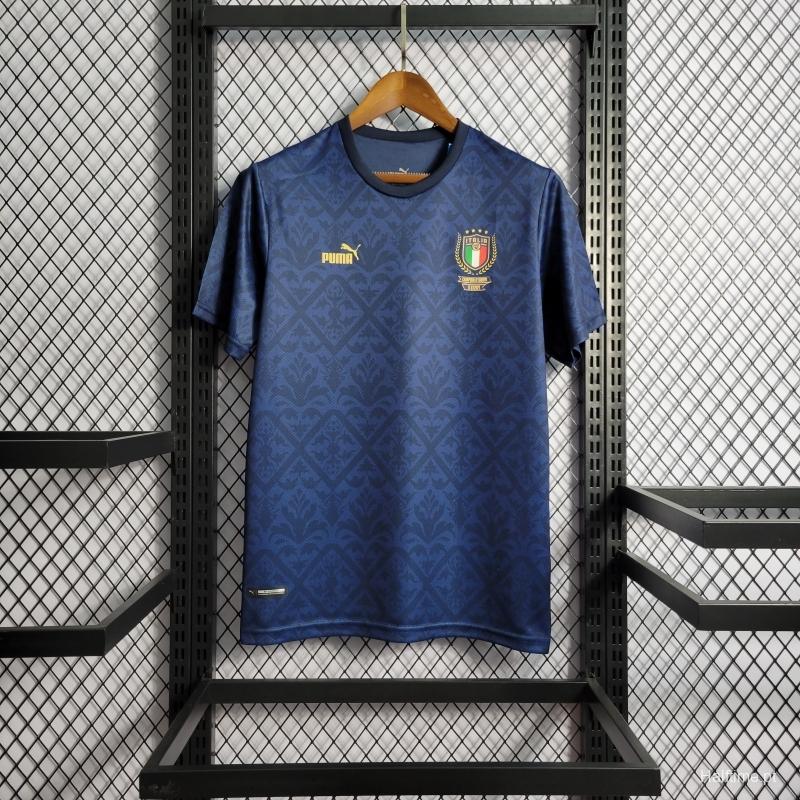 2022 Italy European Championship Special Edition Royal Blue Jersey