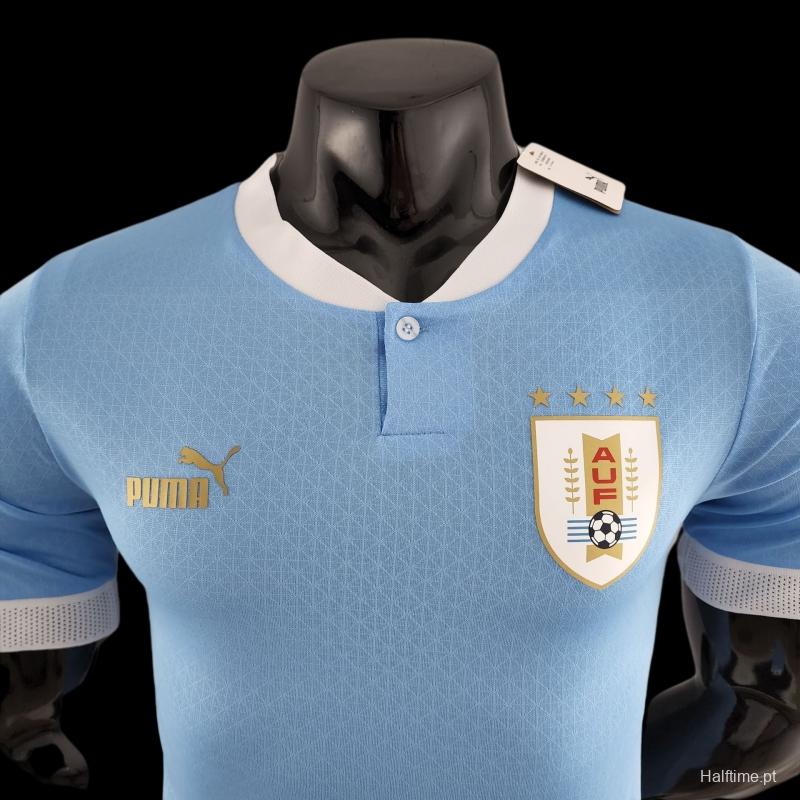 Player Version 2022 Uruguay Home Soccer Jersey