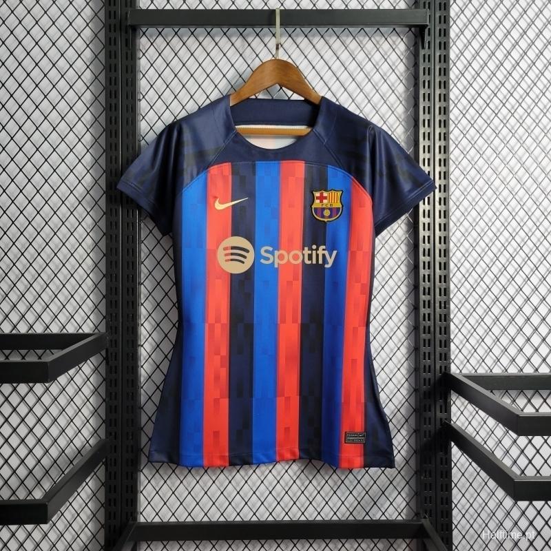 22/23 Woman Barcelona Home S Soccer Jersey