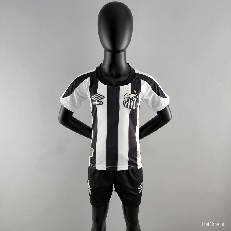 22/23 Santos Kids Kit Away Size 16-28 Soccer Jersey