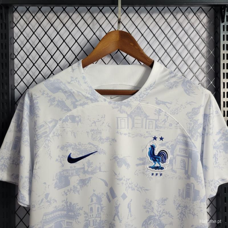 2022 France Away Soccer Jersey