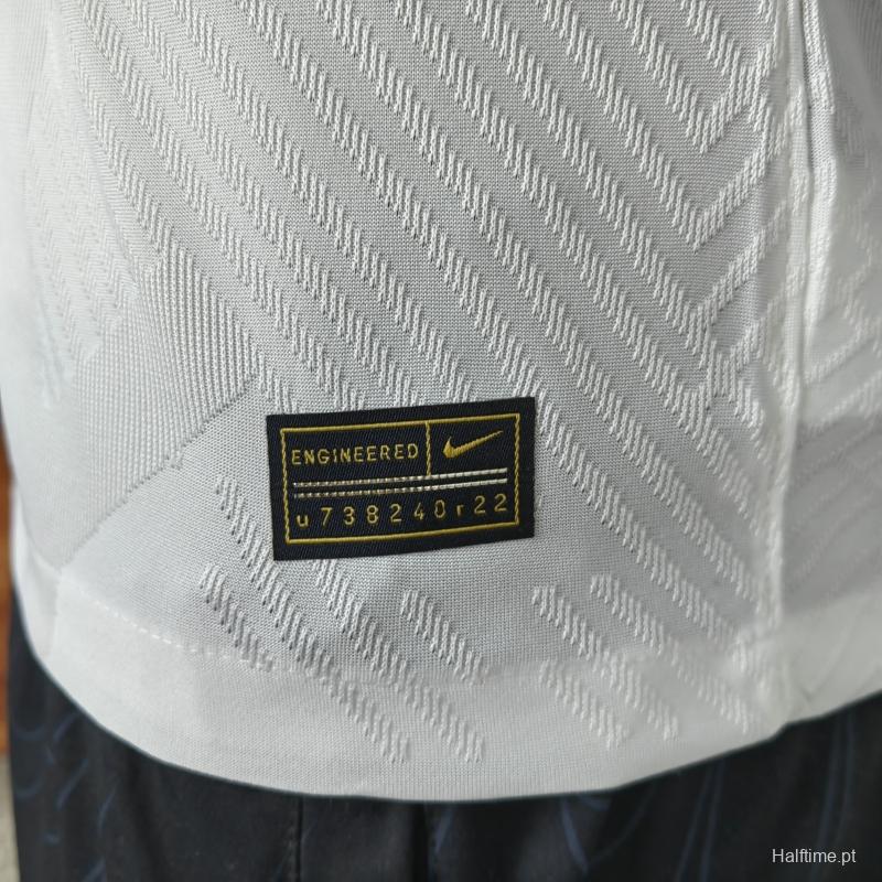Player Version 22/23 Brazil Away White Jersey
