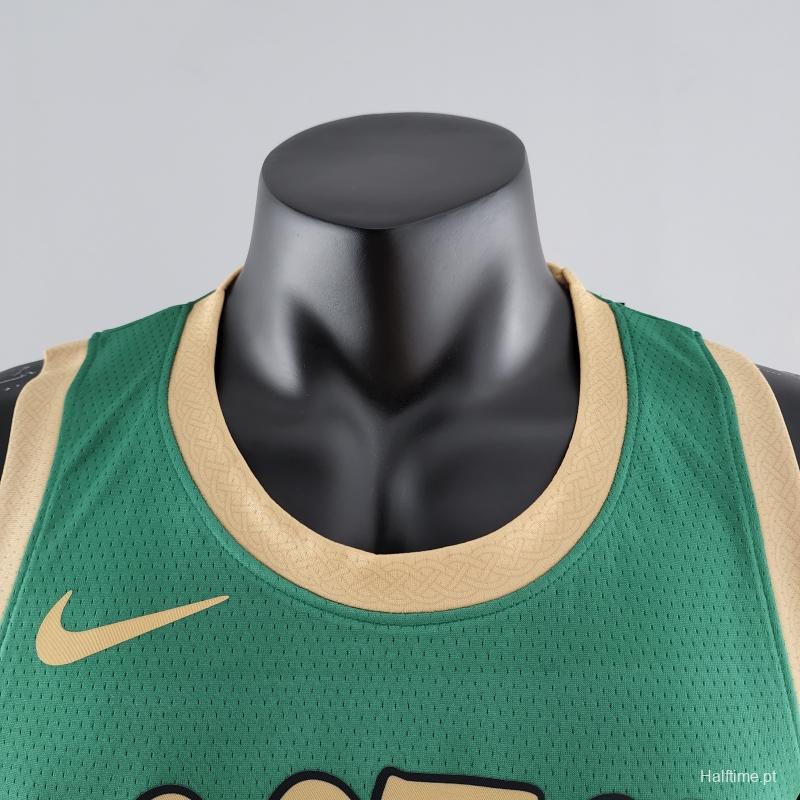 2020 BROWN#7 Boston Celtics City Edition Green NBA Jersey