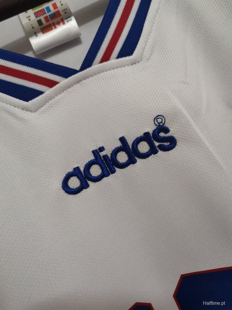 Retro 1996 France Away Soccer Jersey