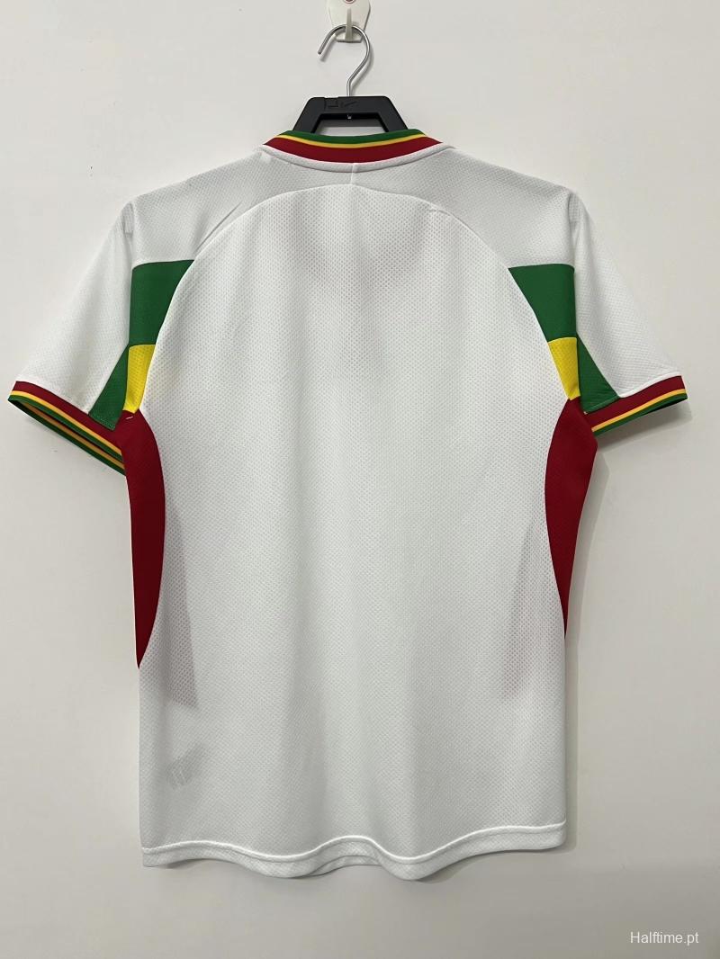 Retro 2002 Senegal White Jersey