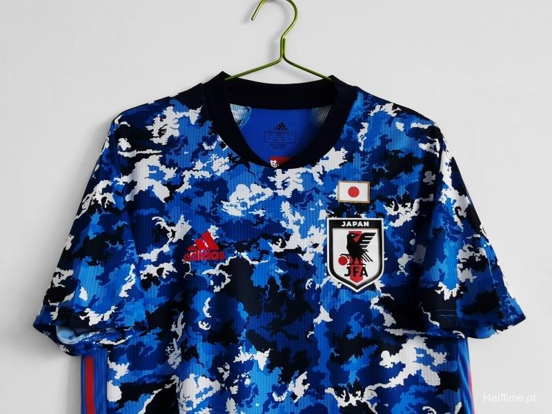 Retro Player Version 2020 Japan Home Soccer Jersey