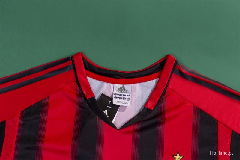 RETRO 04/05 AC Milan Home Soccer Jersey