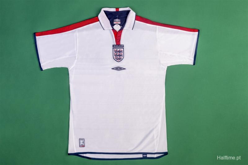 Retro 2004 England Home Soccer Jersey