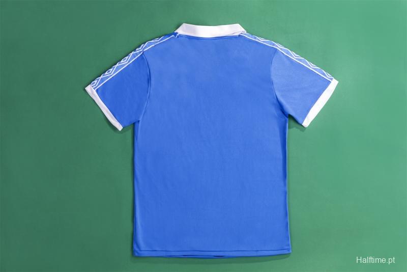 Retro 81/82 Manchester City Home Soccer Jersey