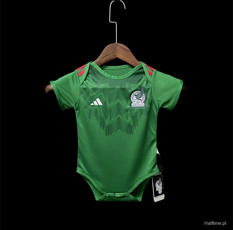 2022 Mexico Home Baby Soccer Jersey