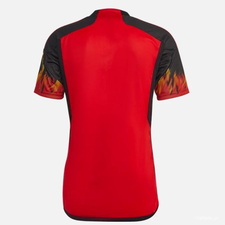 2022 Belgium Home Soccer Jersey