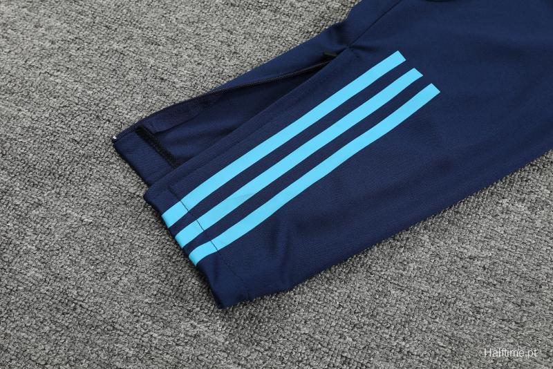 2022 Argentina Navy Half Zipper Tracksuit