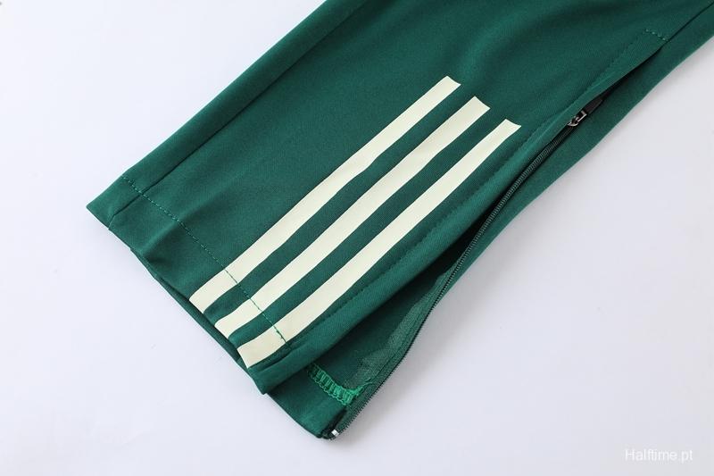 2022 Mexico Green Full Zipper Tracksuit