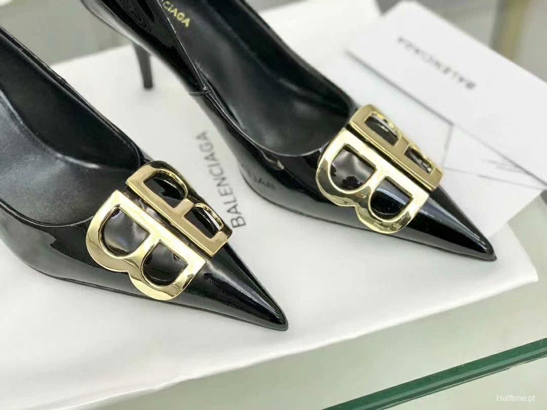 2 Color Women Balenciaga High Heels Shoes