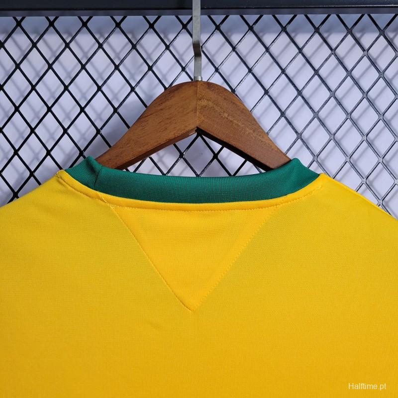 Retro 1970/1972 Brazil Home Jersey