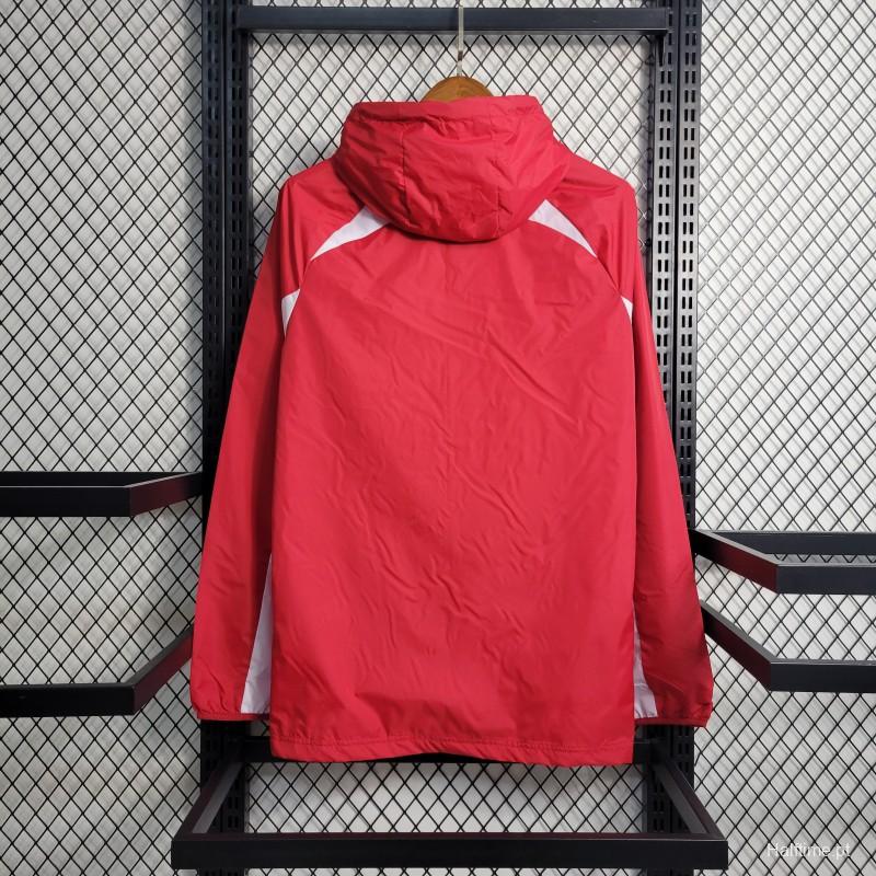 22-23 SC Internacional Red Windbreaker