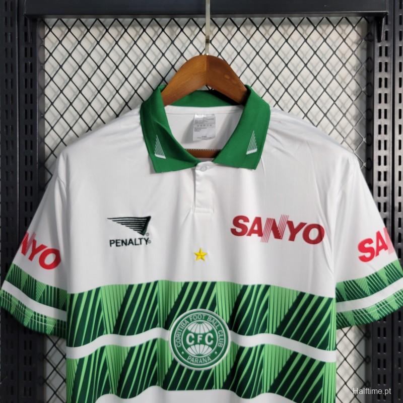 Retro 97-98 Brazil Team Coritiba Home Jersey