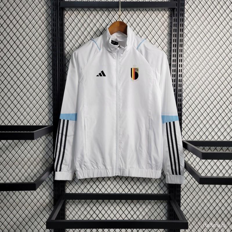 2023 Belgium White Windbreaker