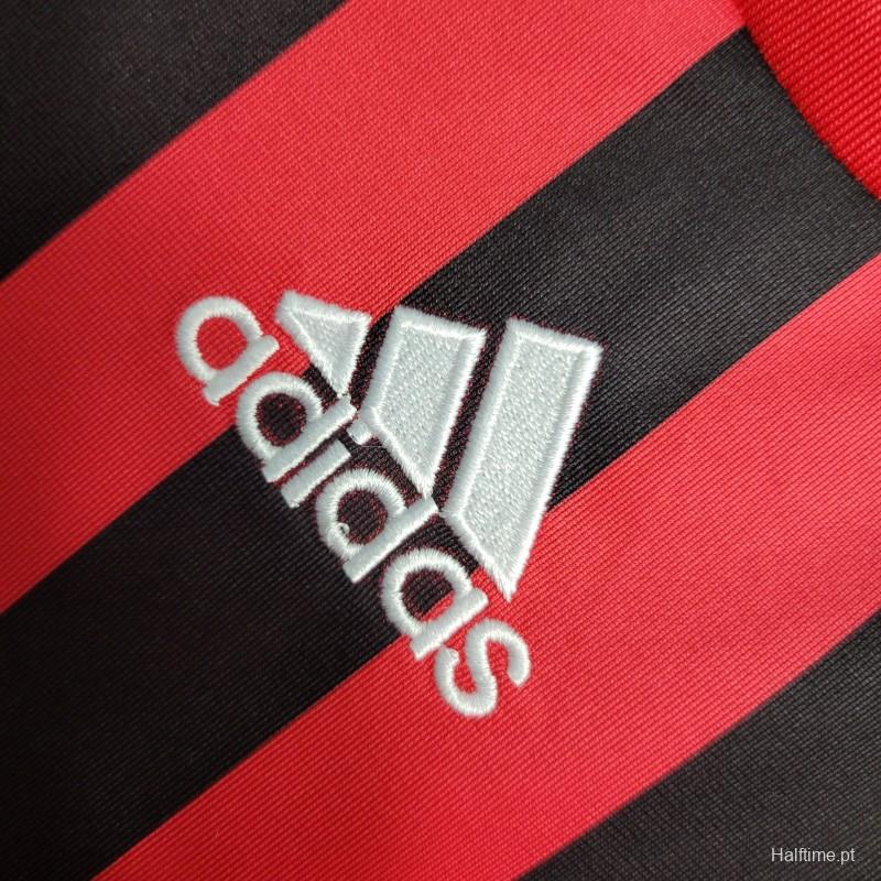 Retro 07-08 AC Milan Home Long Sleeve Jersey