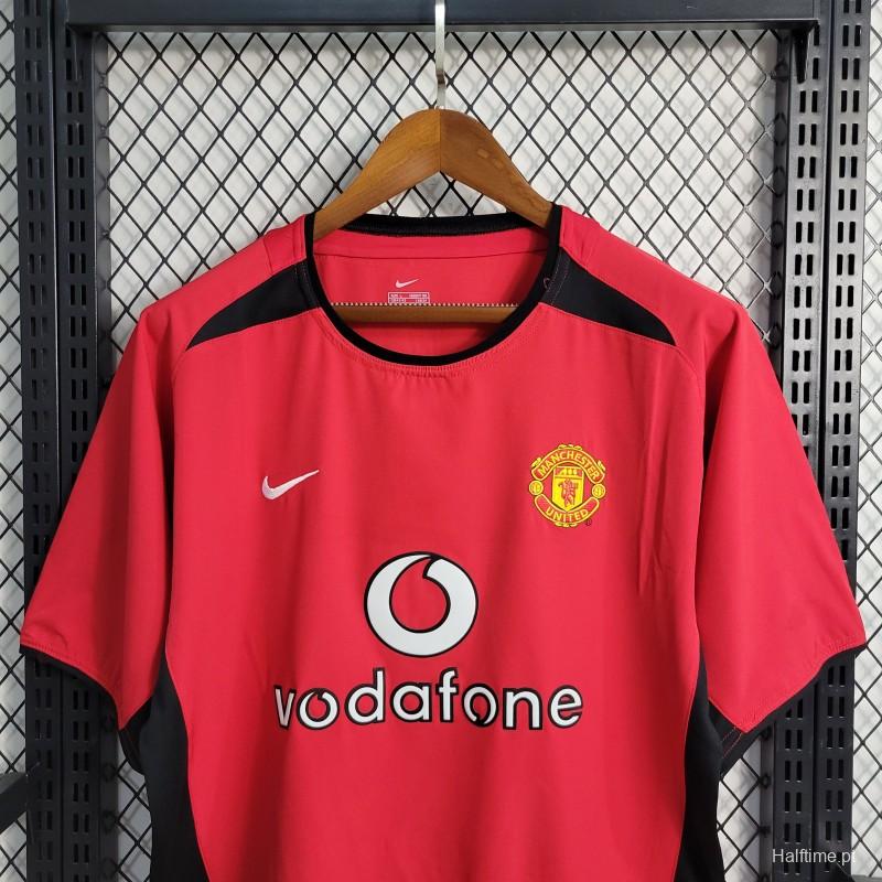 Retro  02/04 Manchester United Home Jersey