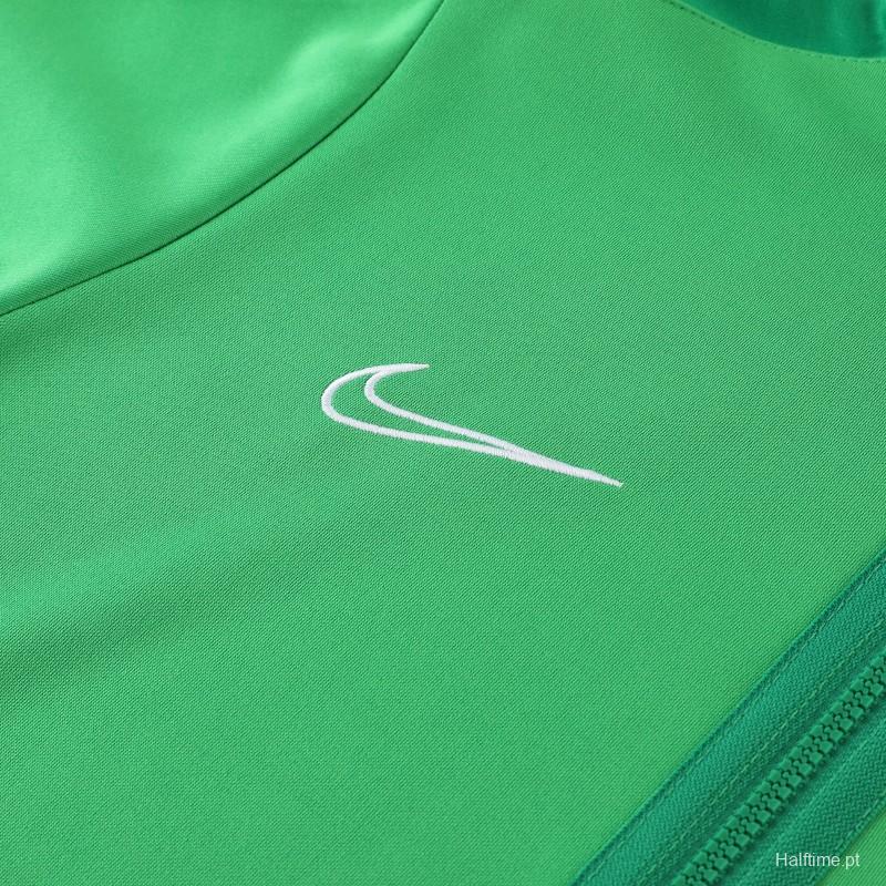 2023 Nike Green Full Zipper Jacket +Pants