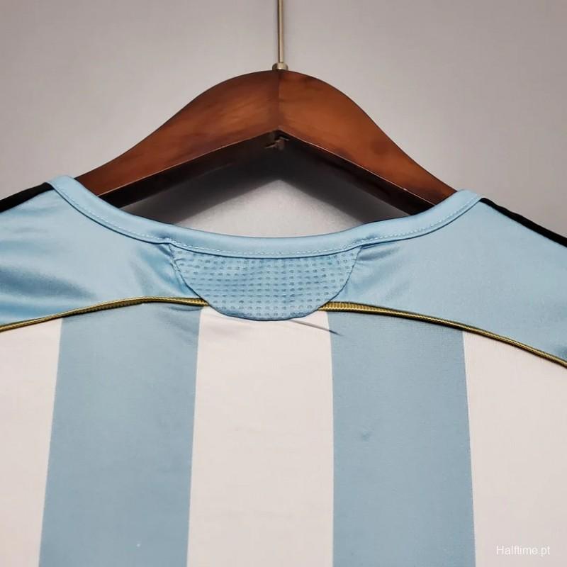 Retro 2006 Argentina Home Jersey