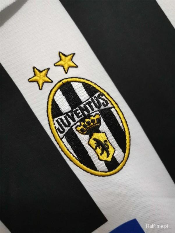 Retro 99/00 Juventus Home Long Sleeve Jersey