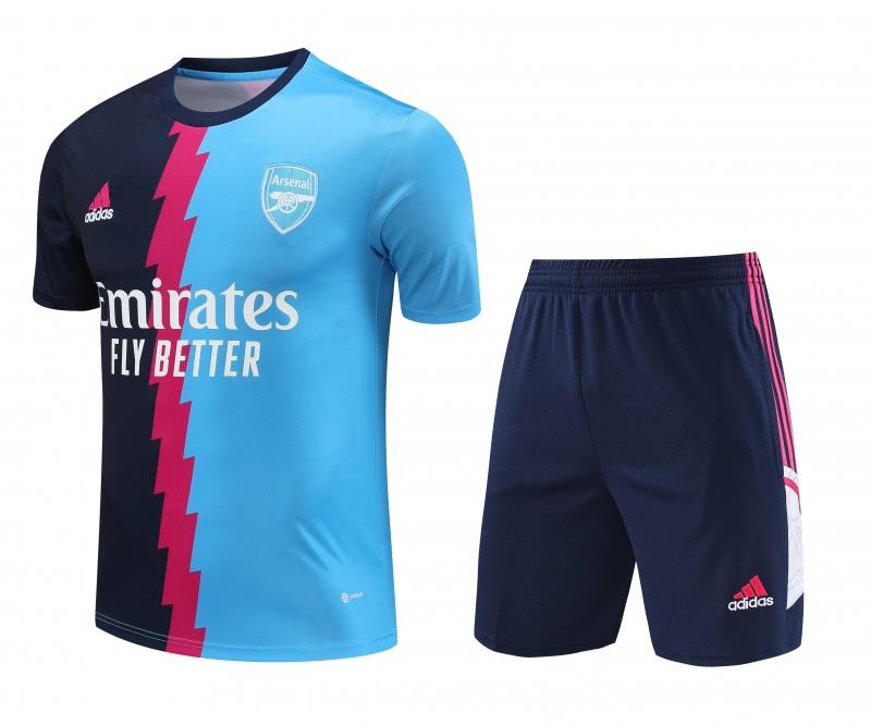 23-24 Arsenal Blue/Navy Short Sleeve+Shorts