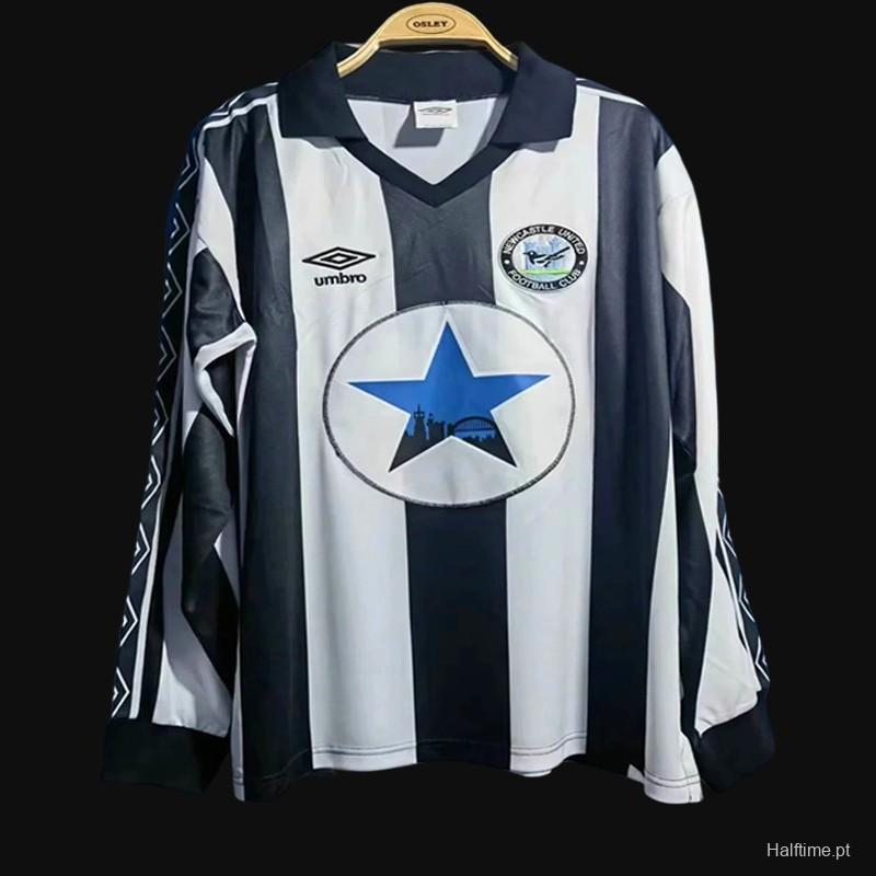 Retro 80/82 Newcastle United Home Long Sleeve