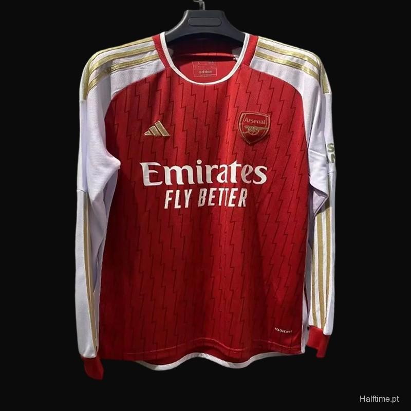 23/24 Arsenal Home Long Sleeve Jersey