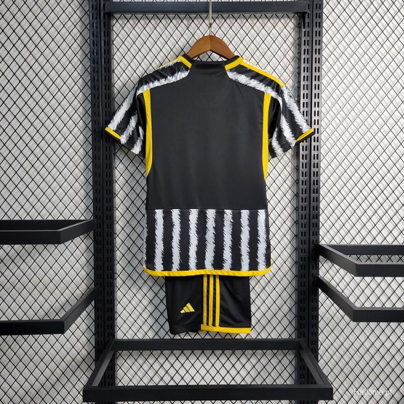 23-24 Kids Juventus Home Jersey