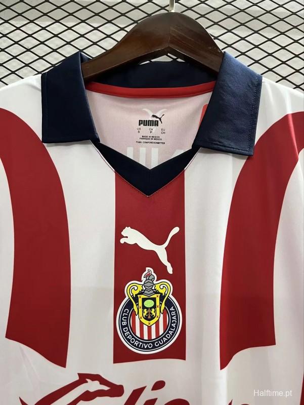 23/24 Chivas Guadalajara Home Jersey