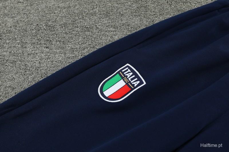 2023 Italy Navy Full Zipper Jacket +Pants