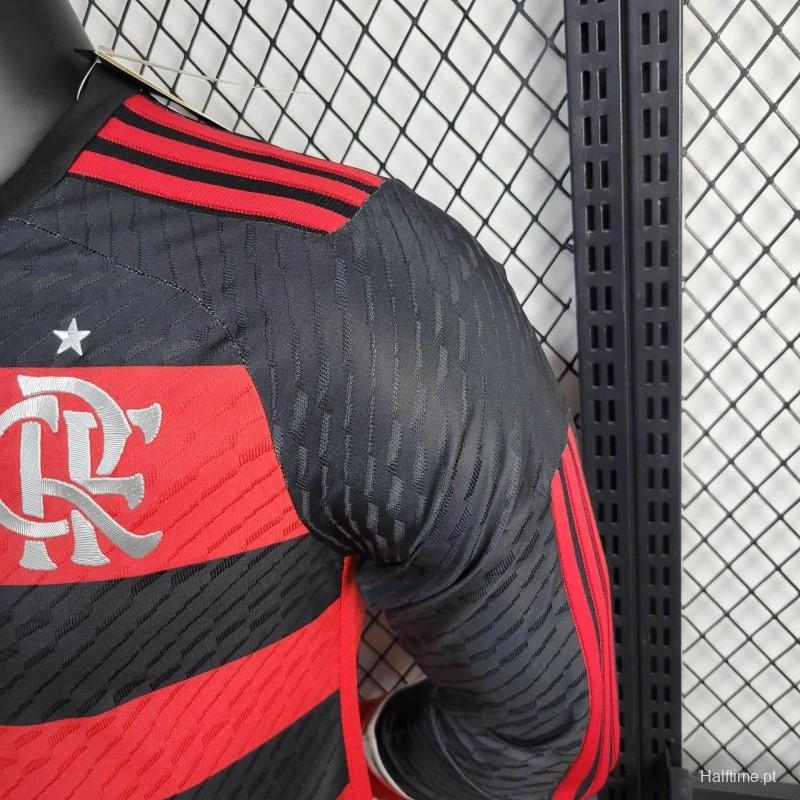 24/25 Player Flamengo Home Long Sleeve Jersey