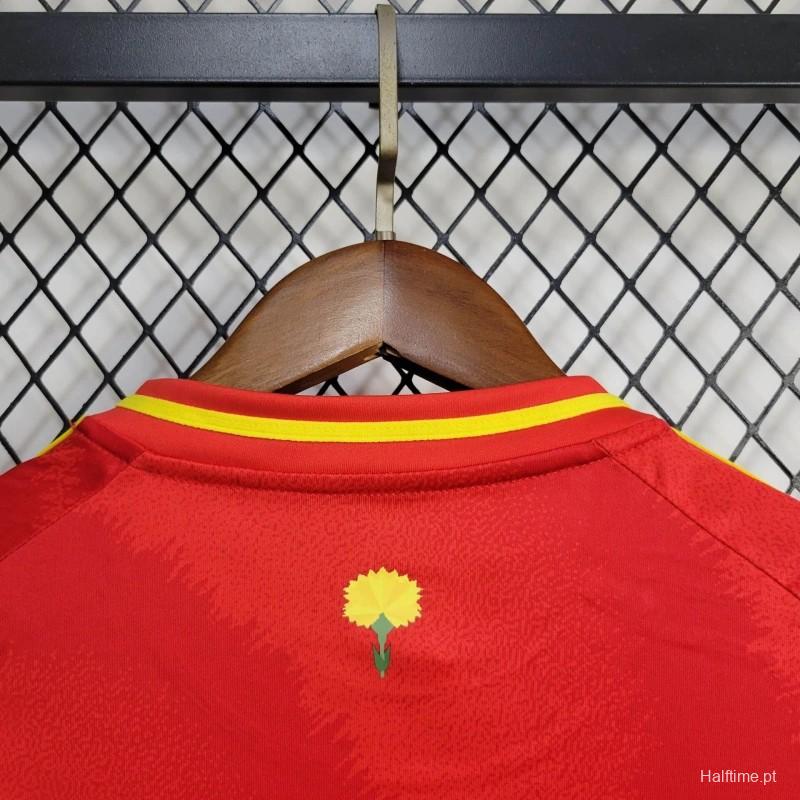 2024 Kids Spain Home Jersey