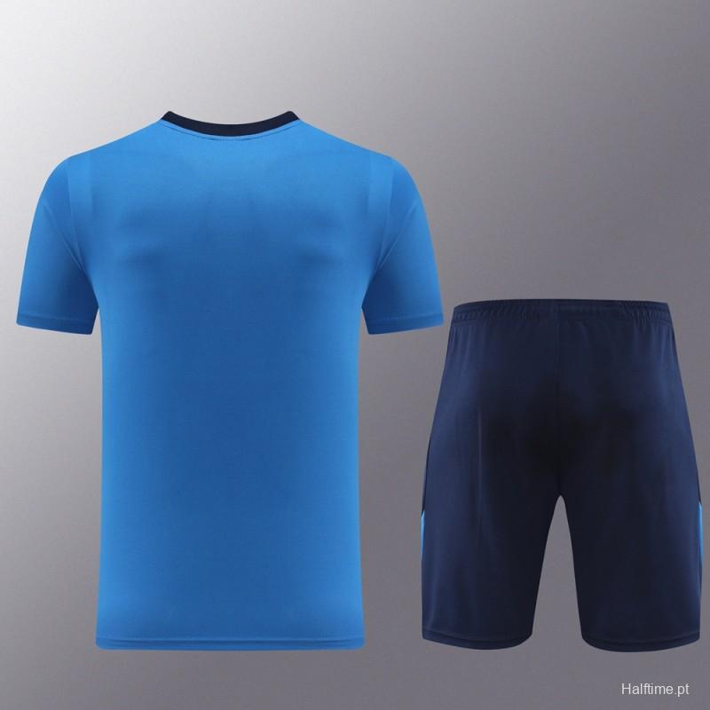 24/25 Nike Blue/Black Short Sleeve Jersey+Shorts