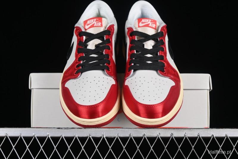Nike Trophy Room x Jordan 1 Low OG "Away" Casual Sneakers - FN0432-100