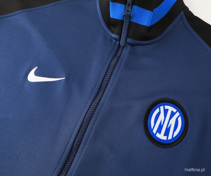 24/25 Inter Milan Navy Full Zipper Jacket +Long Pants