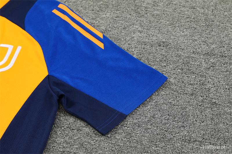 24/25 Juventus Orange/Navy Short Sleeve Jersey+Shorts