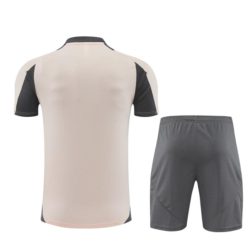 24/25 Real Madrid Pink Short Sleeve Jersey+Shorts