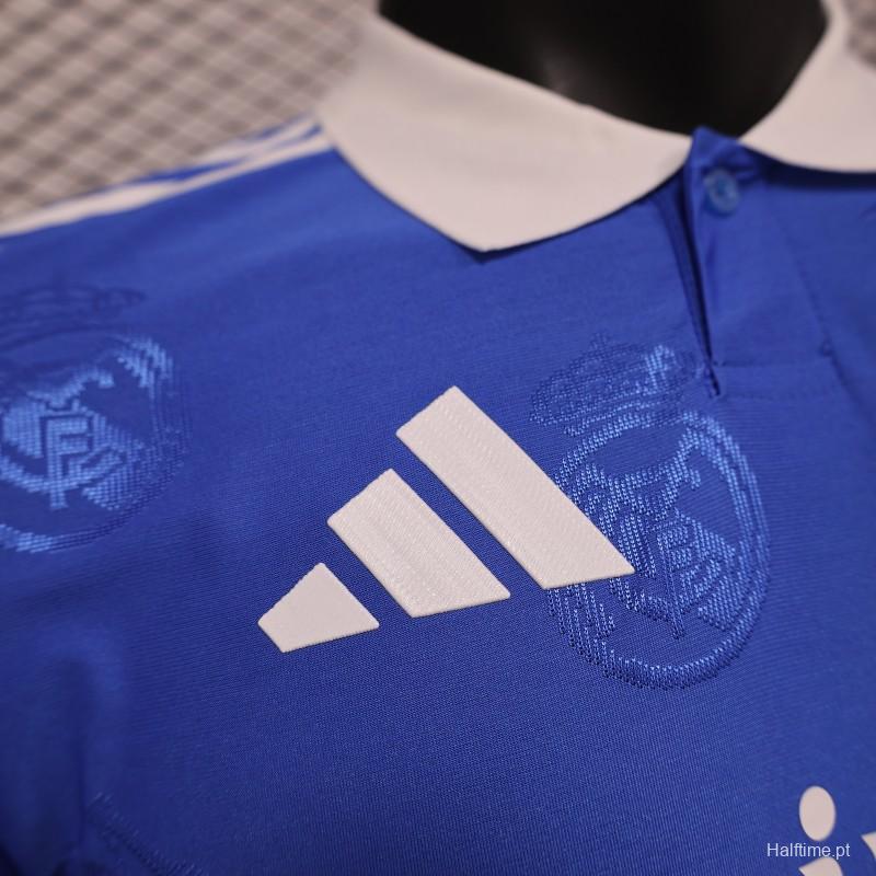 Player Version 24/25 Real Madrid Blue Pre-Match Jersey