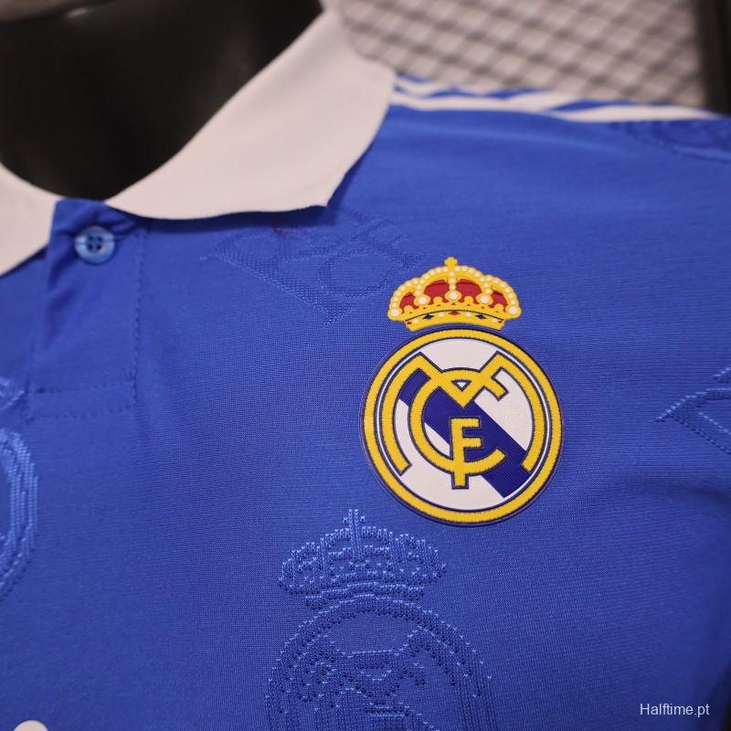 Player Version 24/25 Real Madrid Blue Pre-Match Jersey