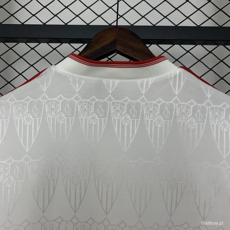 91/92 Retro Sevilla Home Jersey